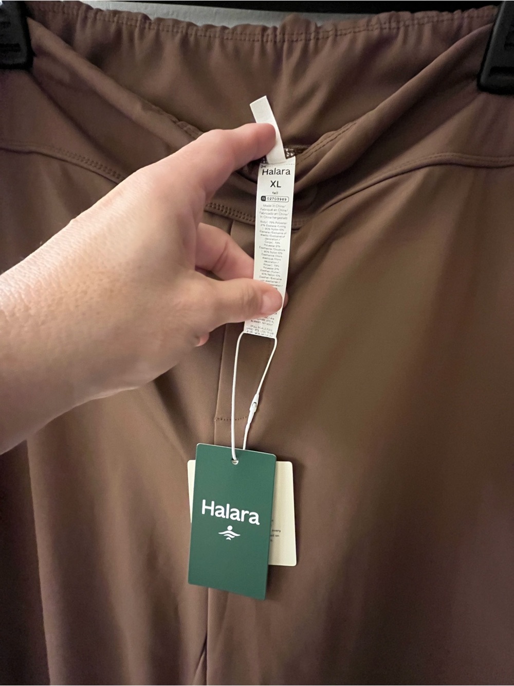 Halara High-Rise Wide-Leg Pants in Brown - Picture 4 of 5